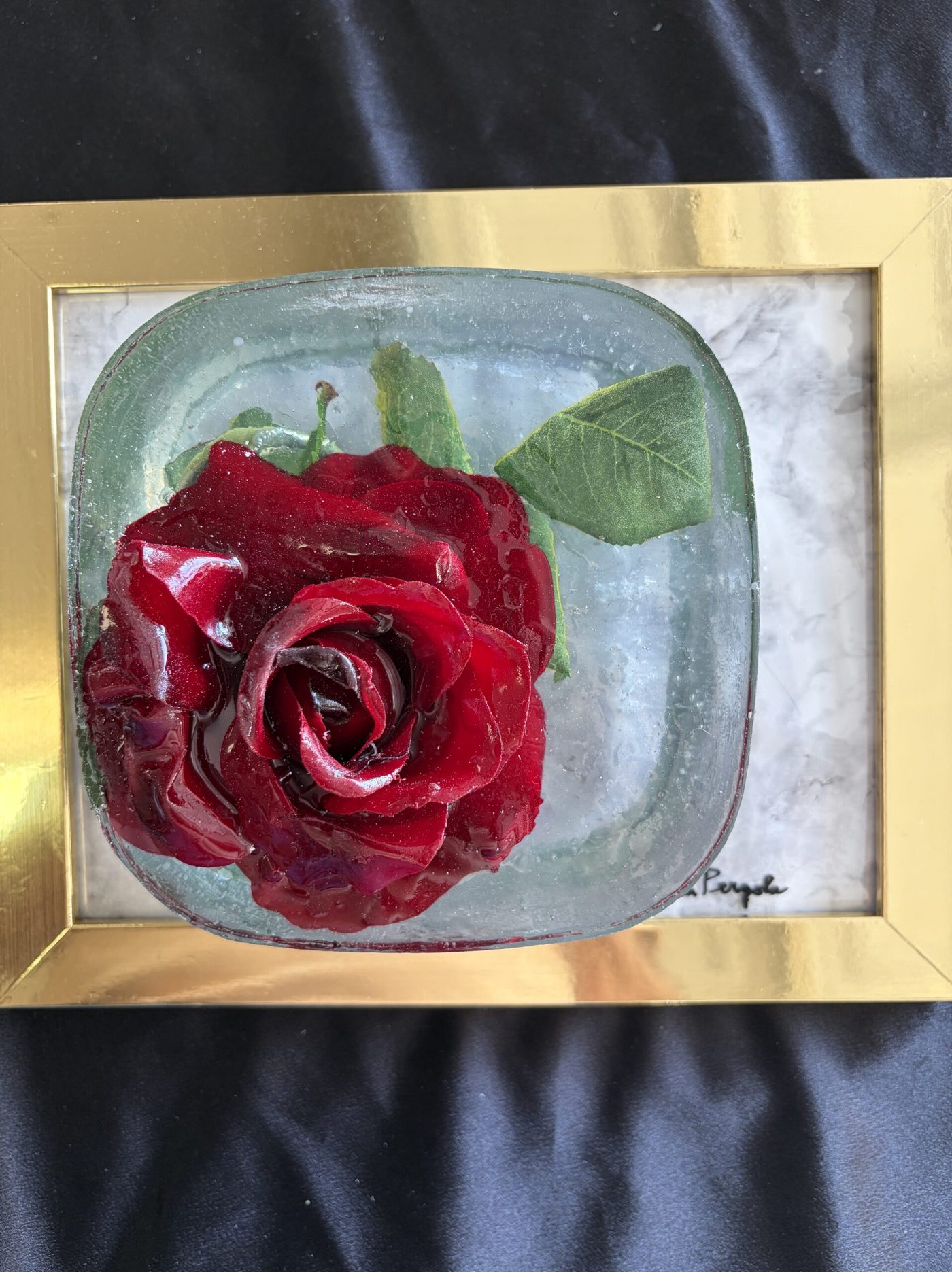 Rose In Ice